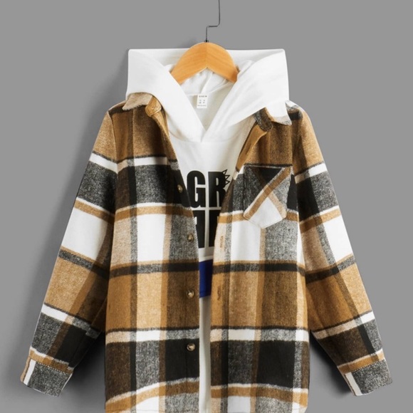 Plaid Patched
Pocket Overcoat
Multicolor / 10Y - Picture 1 of 3